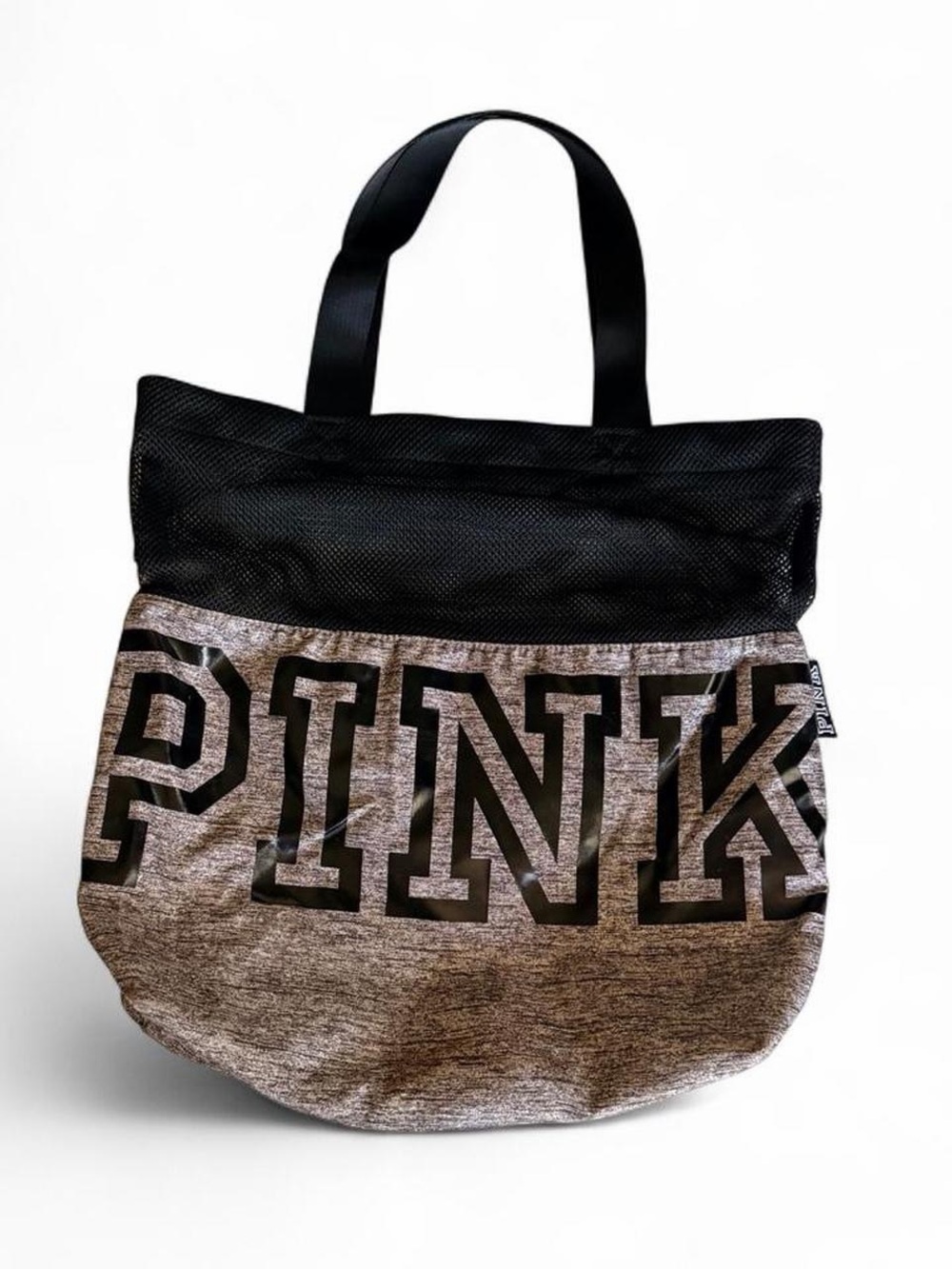 Victoria’s Secret PINK Gray Heather Mesh Tote